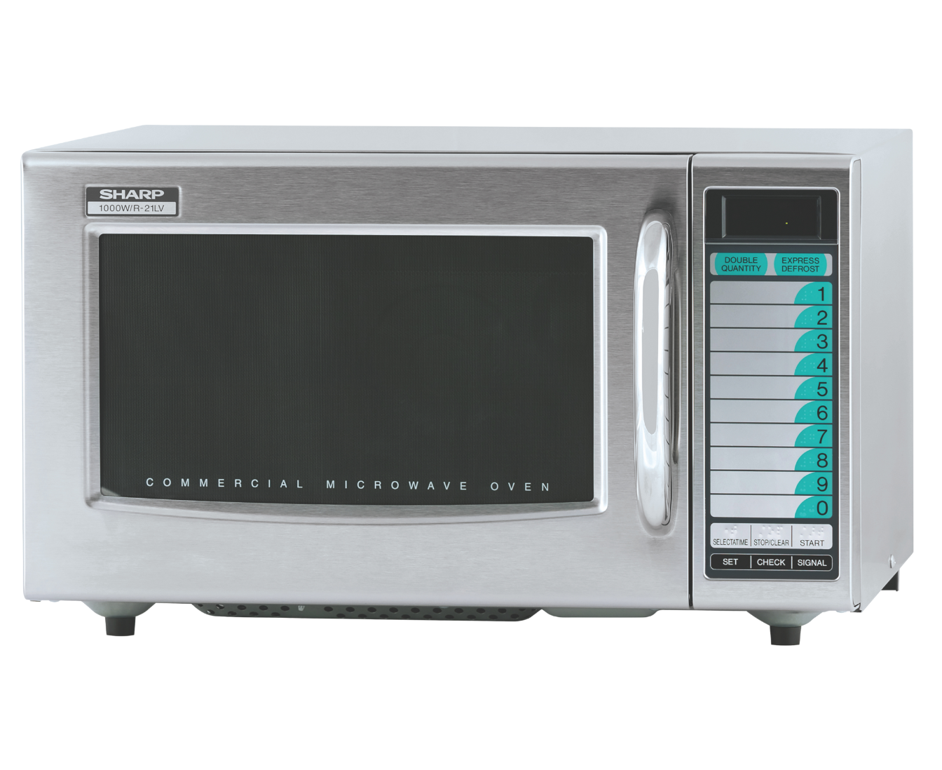 microwave front view