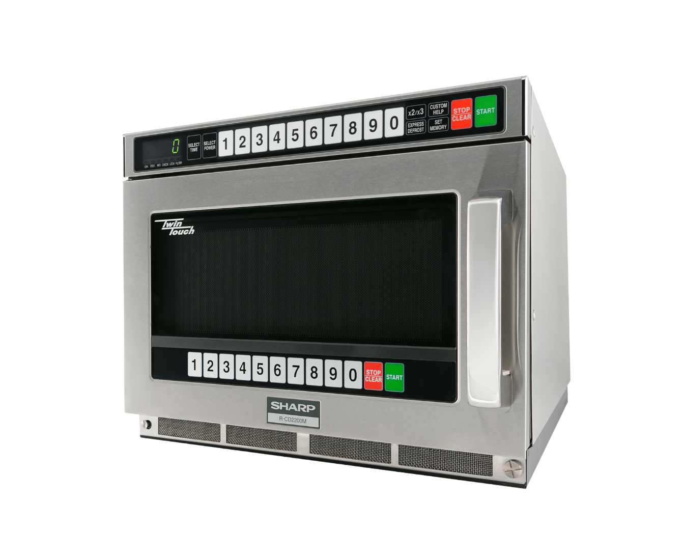 commercial microwave right angle