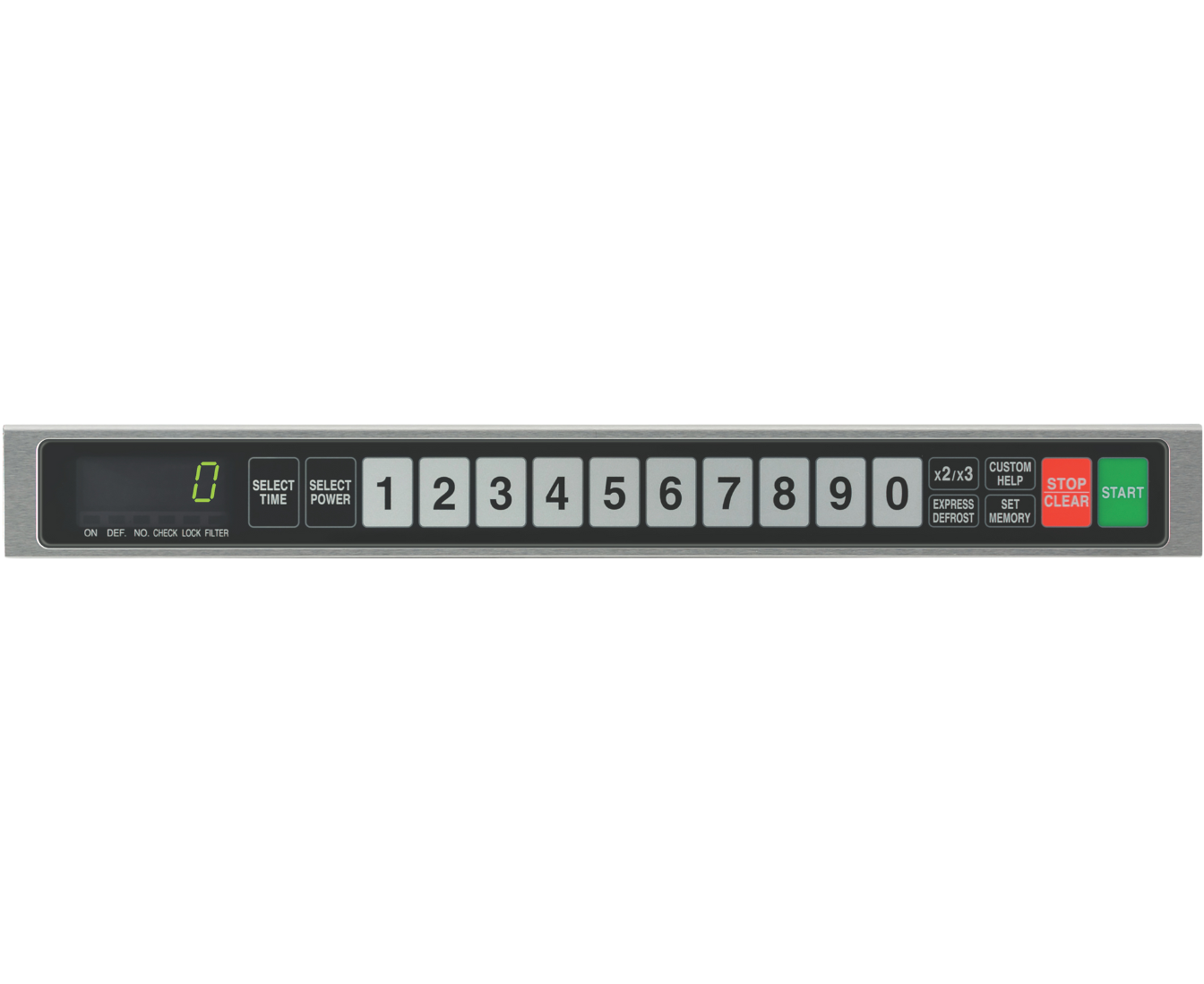 commercial microwave touch panel