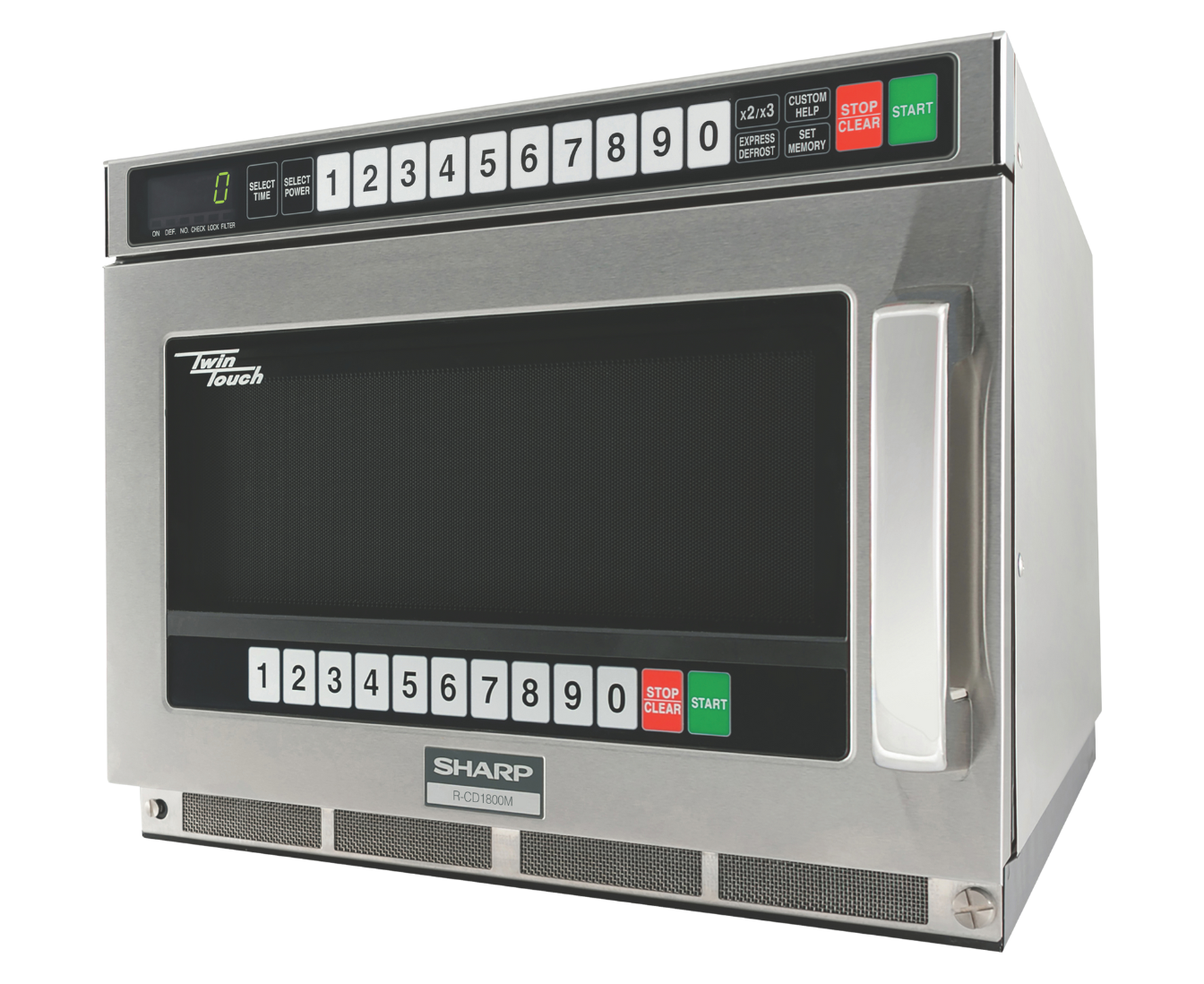 commercial microwave right angle