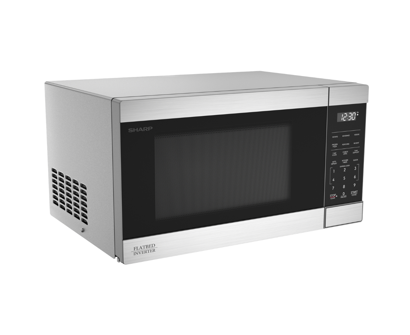 microwave left angle