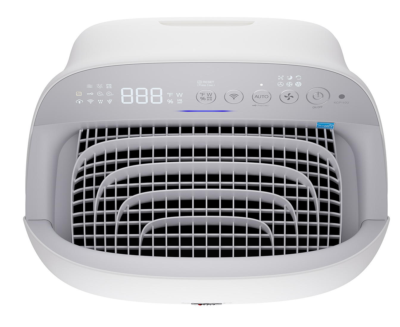 KCP110CW air purifier top