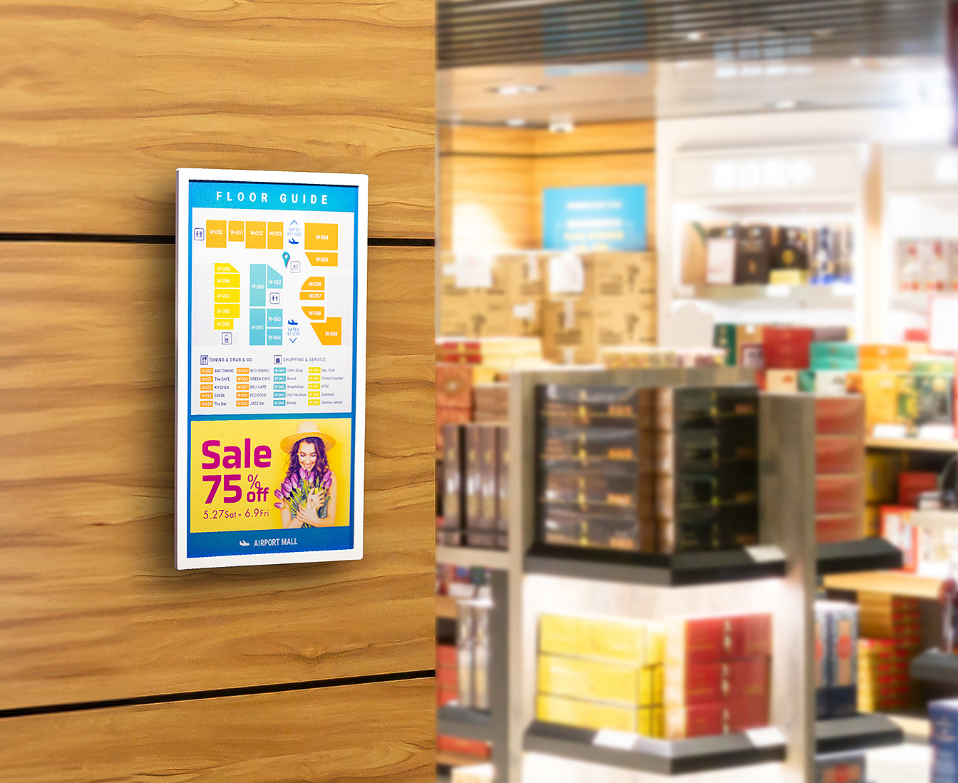 EPC251 with retail signage