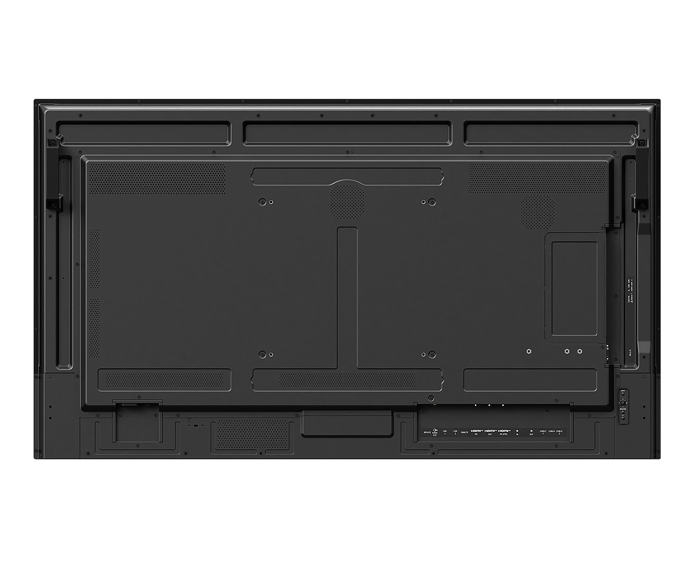 P series back of the monitor