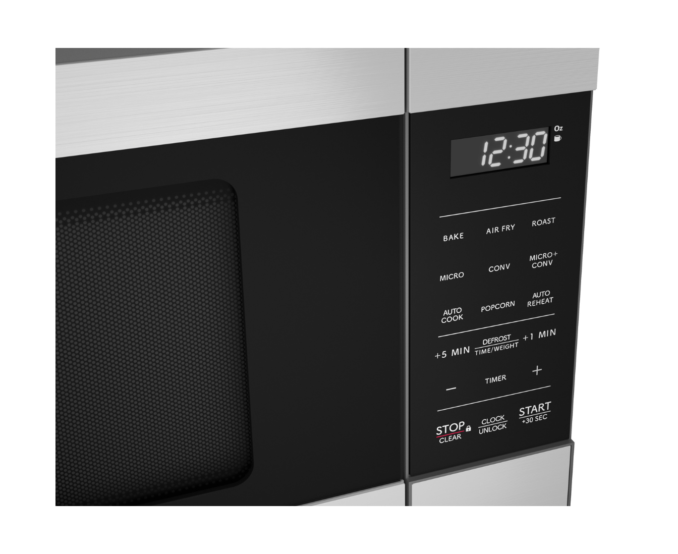 microwave control buttons