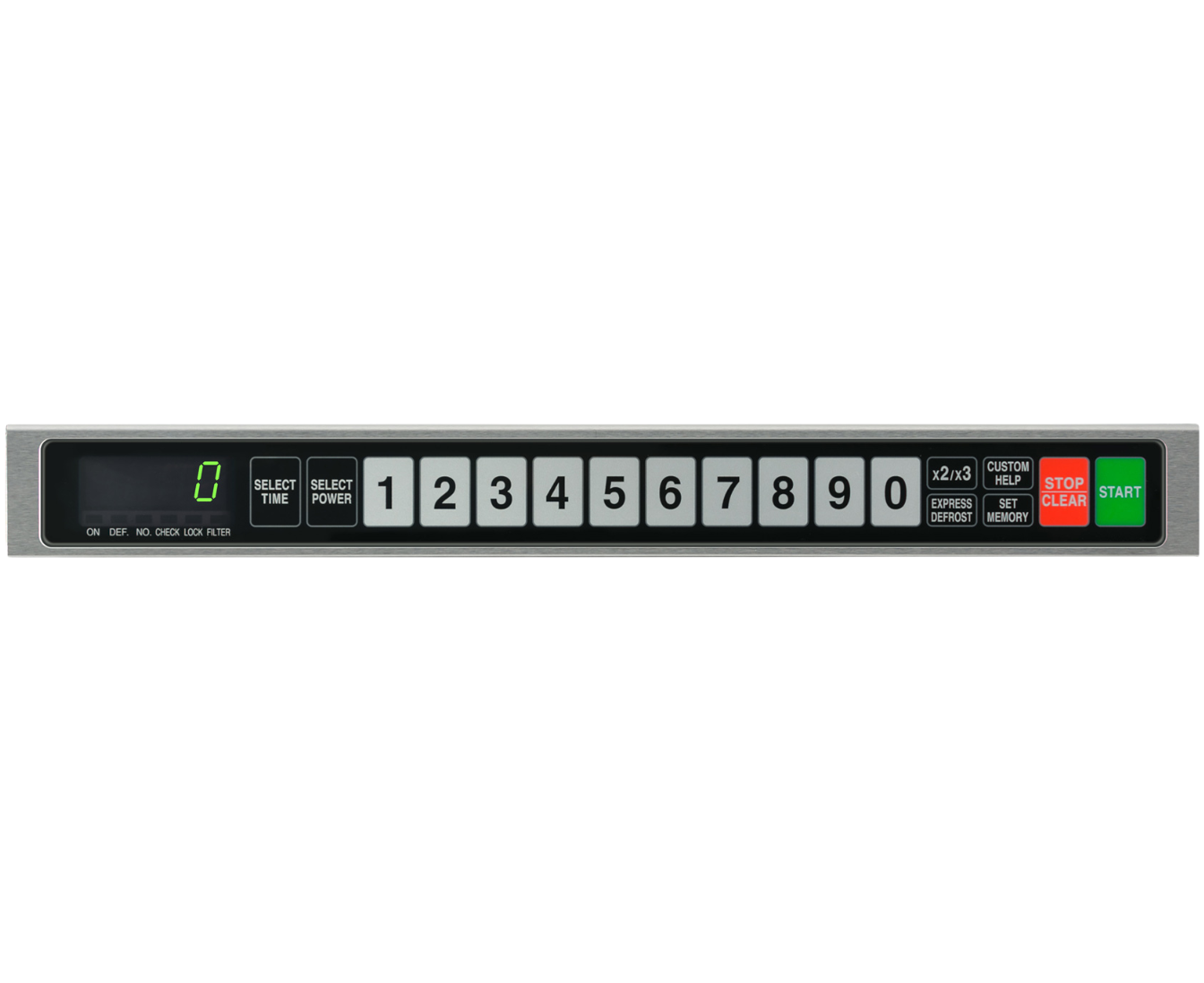 commercial microwave touch panel