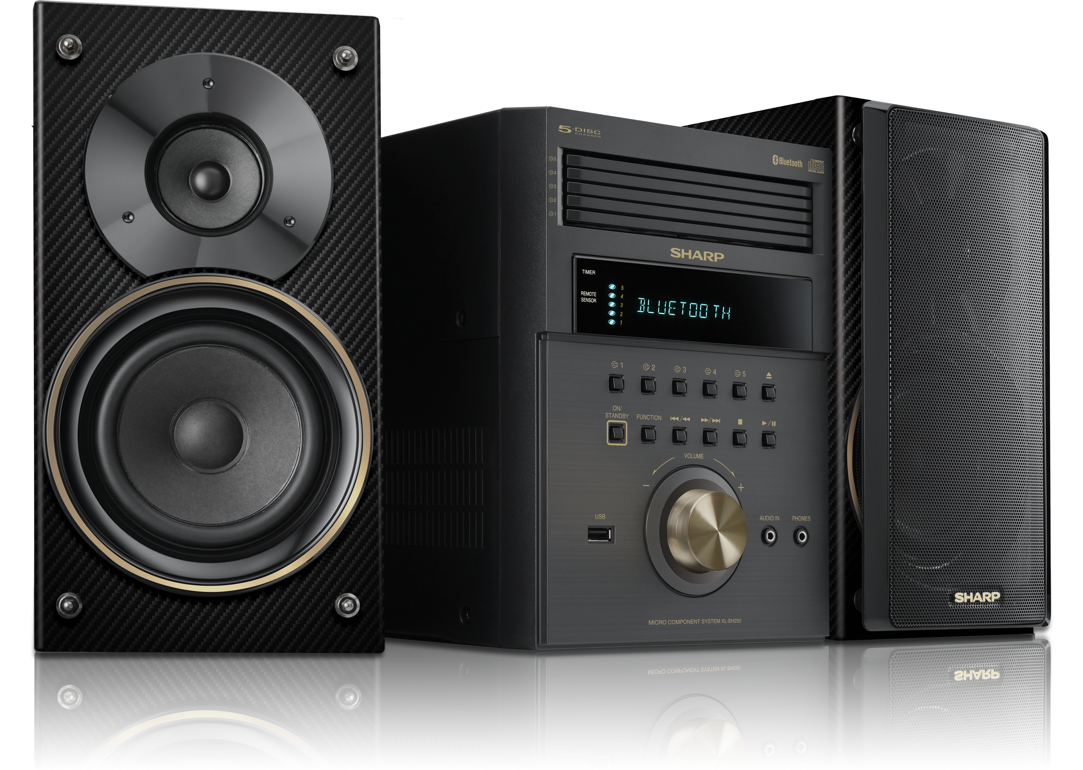 XL-BH250 gold audio