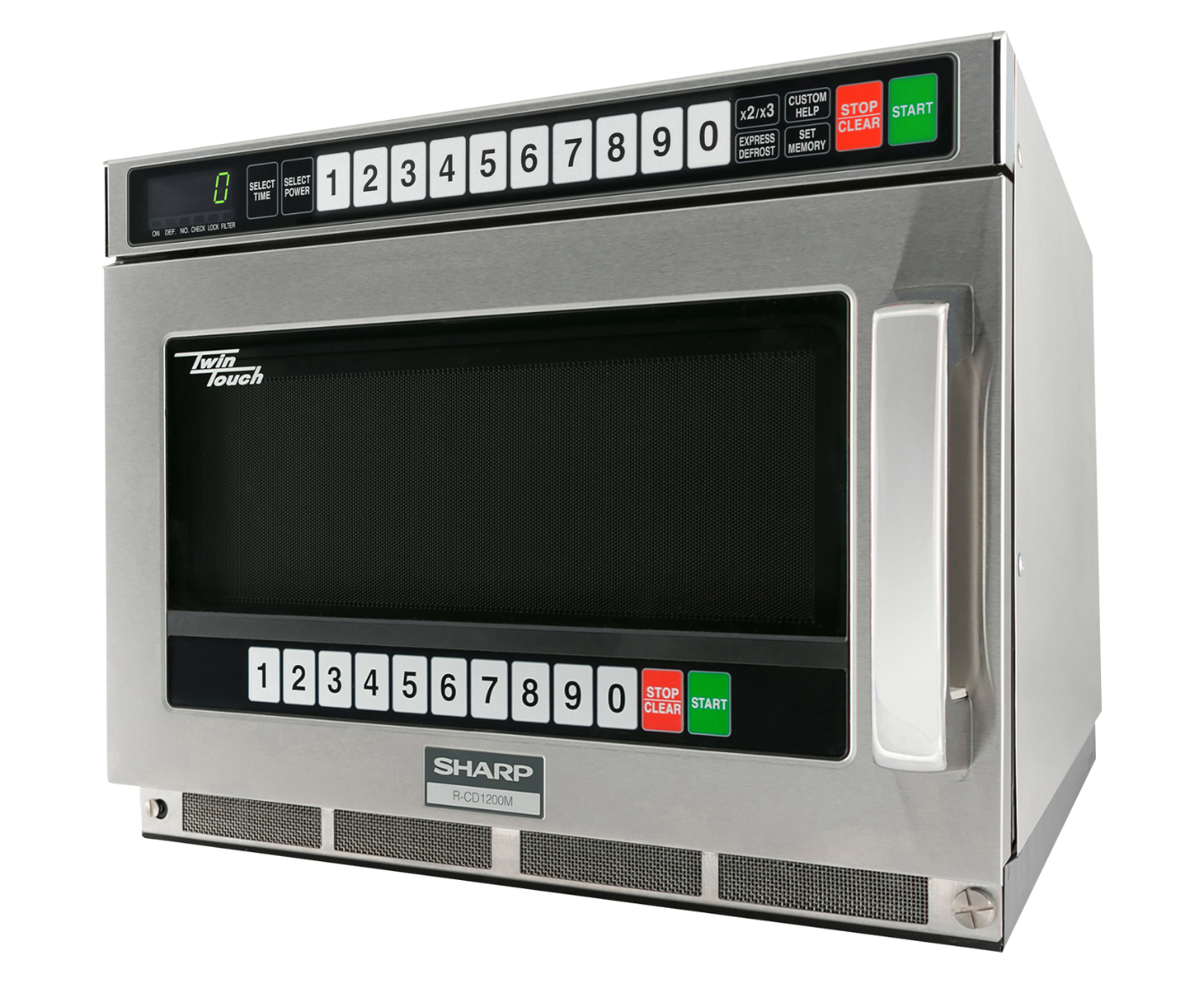 commercial microwave right angle
