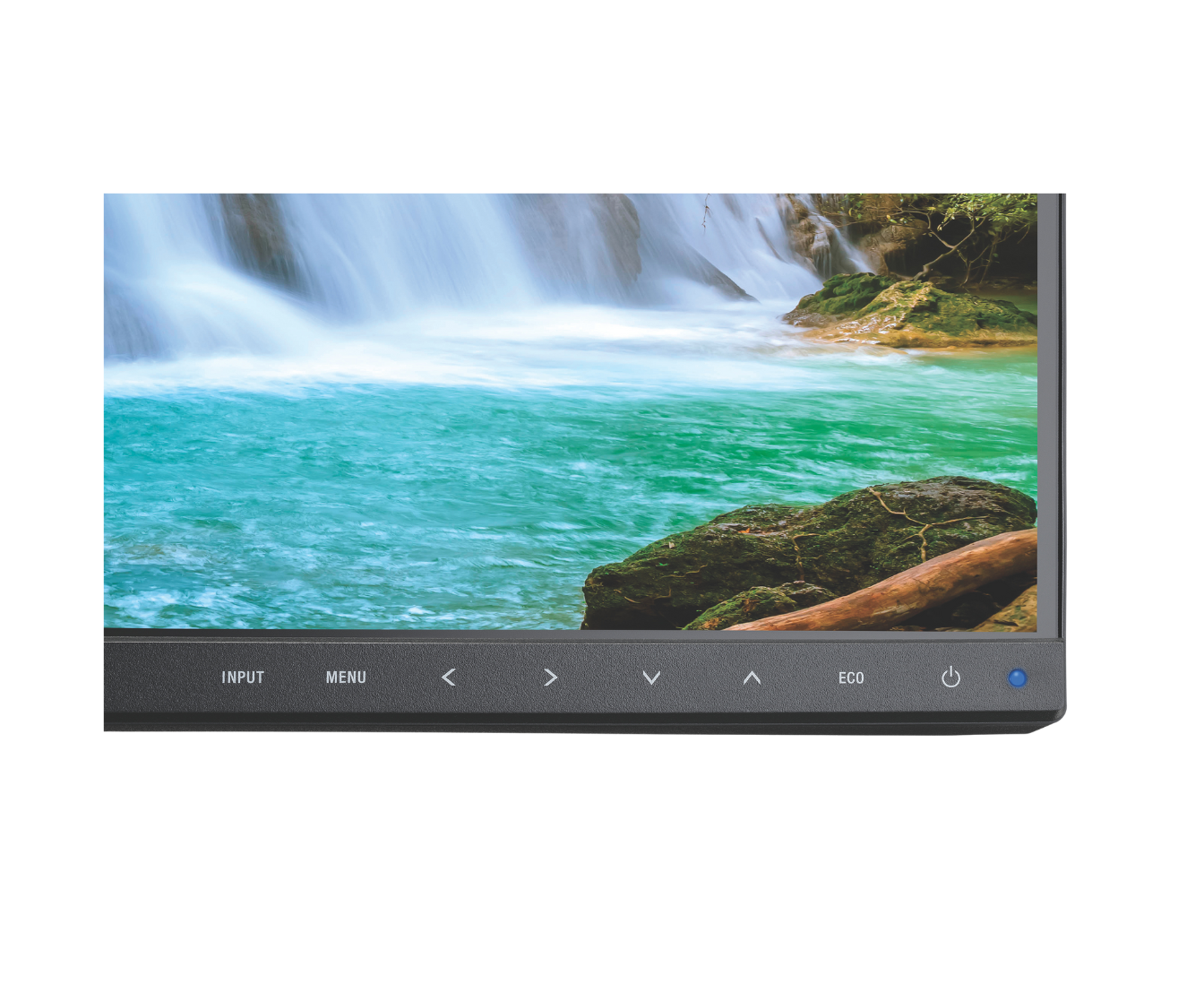 desktop monitor right side buttons