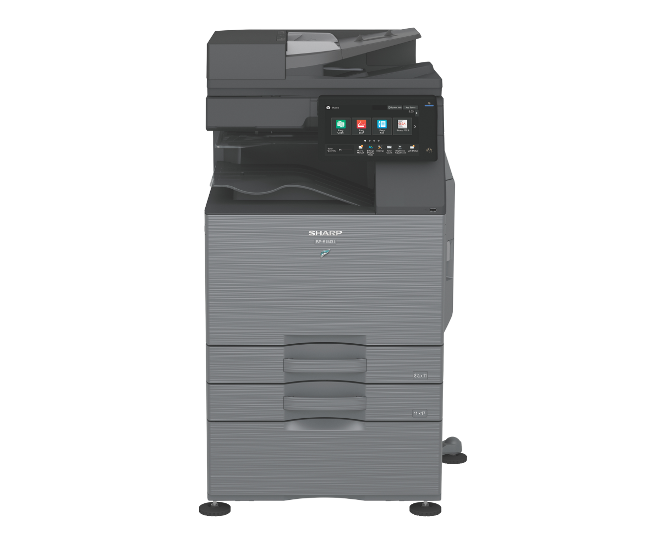 printer front on view