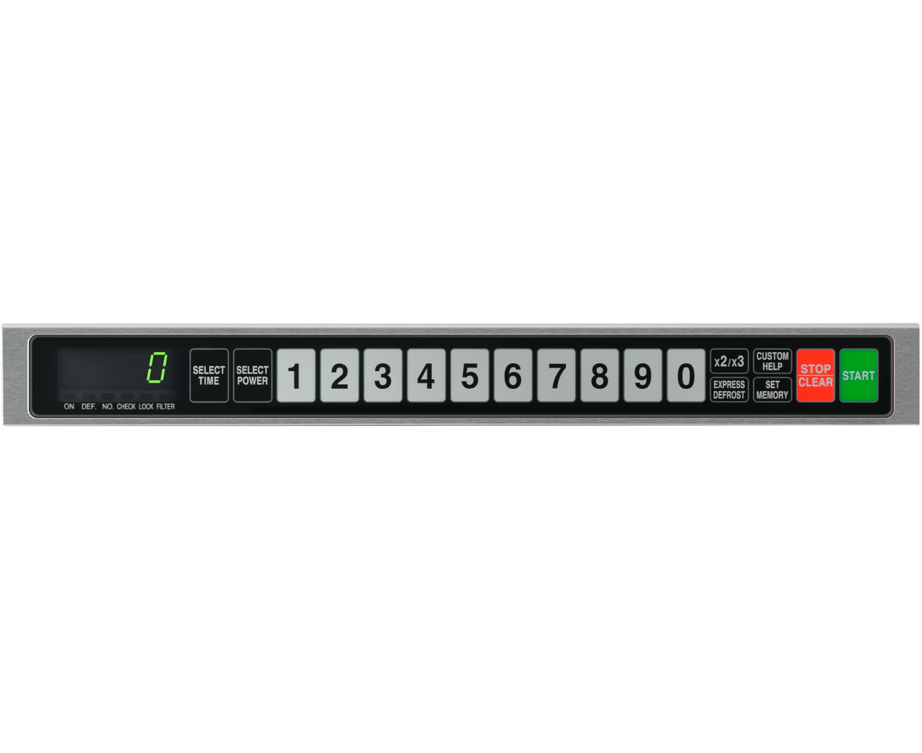 commercial microwave touch panel