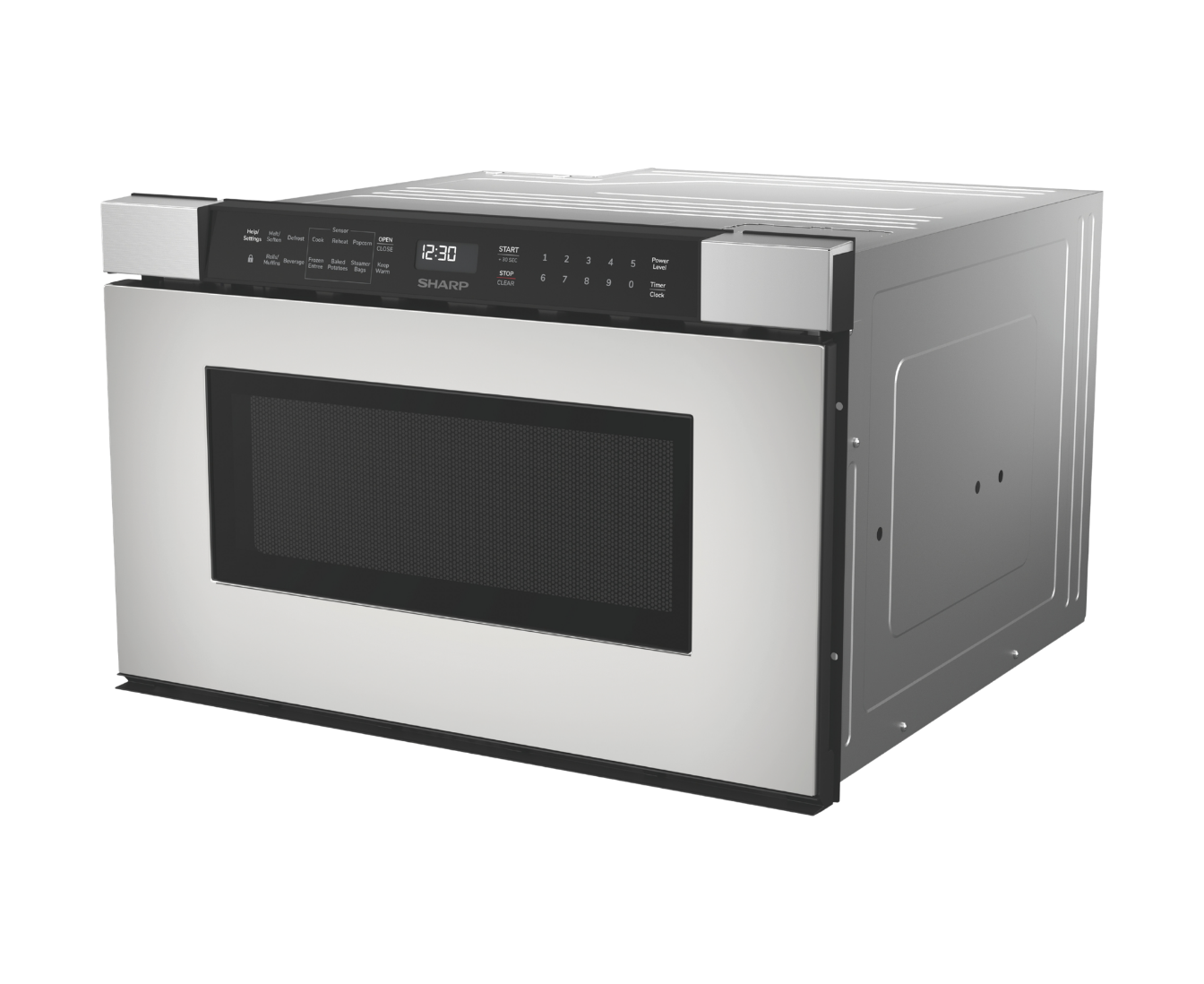 microwave left angle