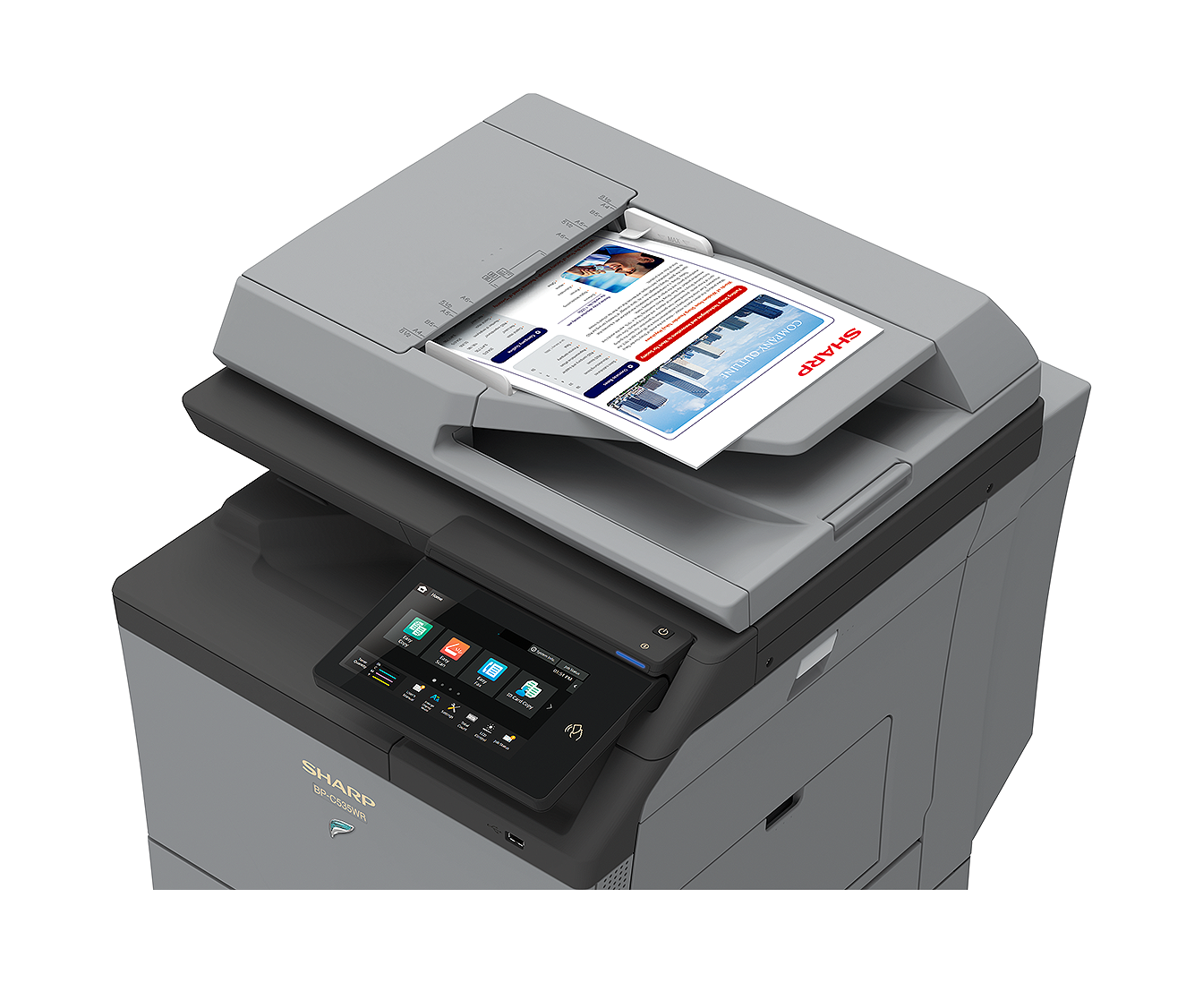 その他 SHARP Sharp BPC535WR – 35ppm Colour Copier and Printer for Office Use