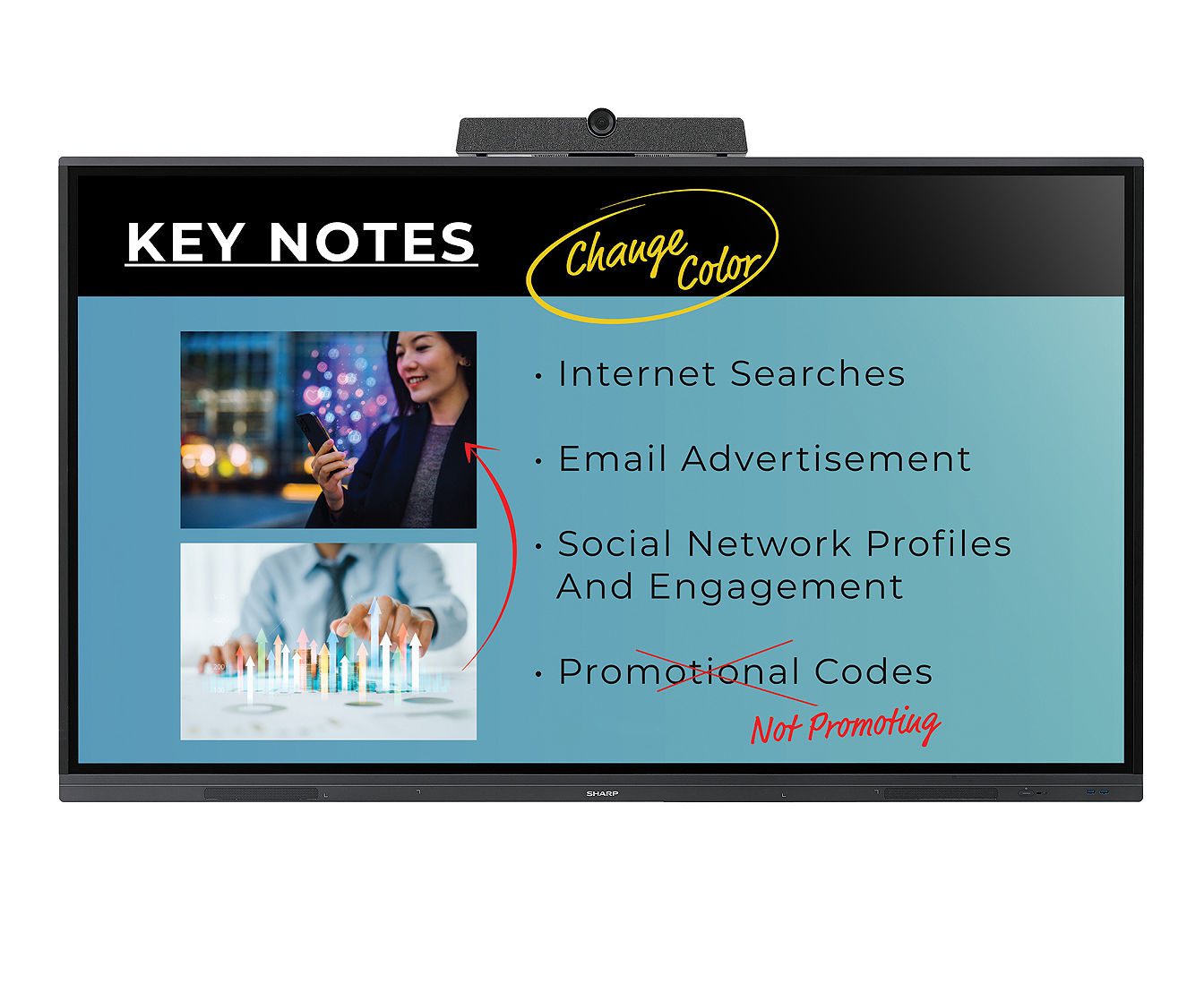 PNLC652 65in Interactive LED Display – Sharp Canada