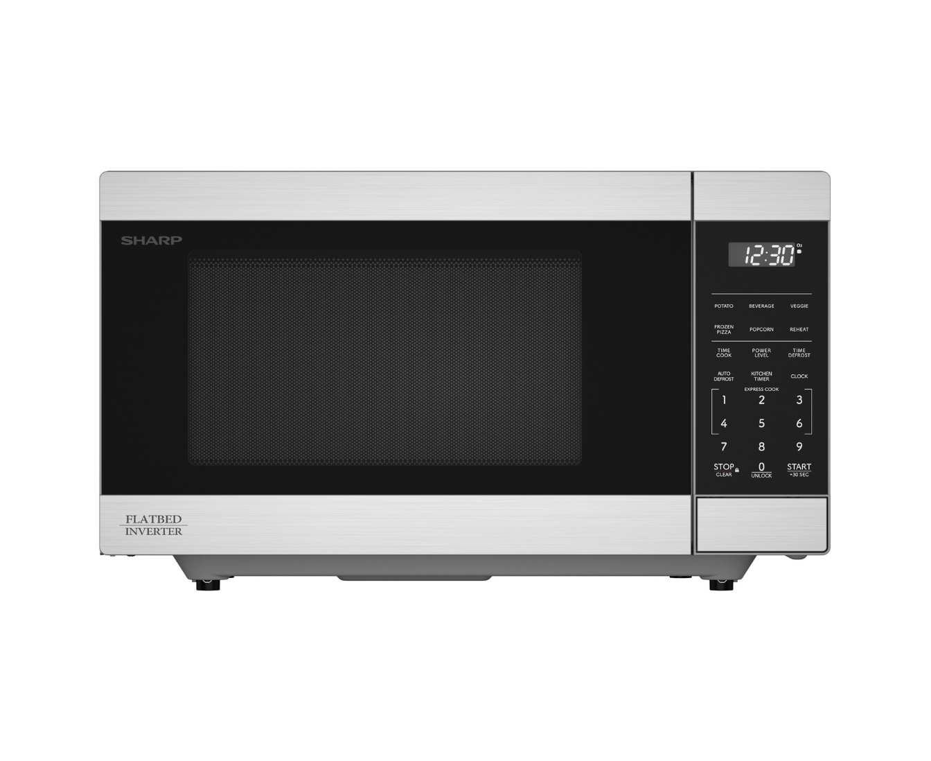 Sharp SMC1174KSC Flatbed Countertop Microwave with Inverter